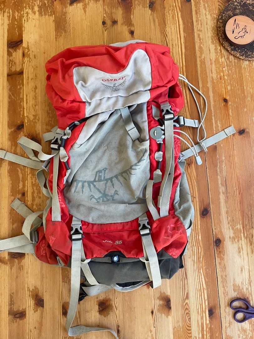Osprey 35 litre backpack top