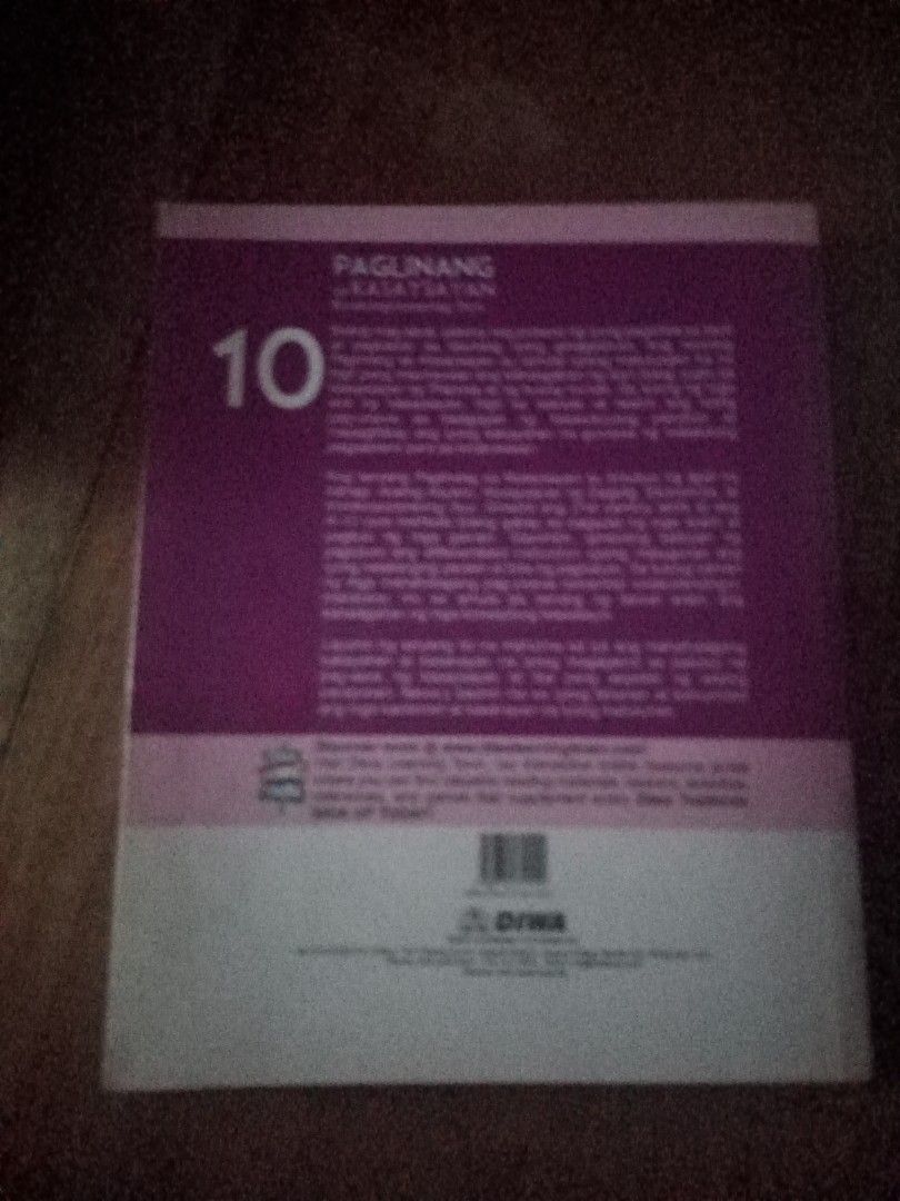 Paglinang sa Kasaysayan 10 (Category: Textbooks) located in Manila. Submitted by inaydearest (Listing ID 1312313581, Image 2). Description: Paglinang sa Kasaysayan Kontemporaneong Isyu 10 Diwa.
