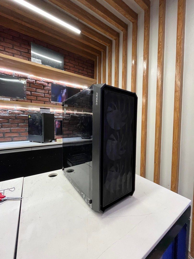 PC for Sale (Category: Desktops) located in San Juan City. Submitted by kylle_m (Listing ID 1312324415, Image 1). Description: CPU: RYZEN 5 5600G GPU: MSI GTX 1650 MOTHERBOARD: MSI B450M PRO VDH RAM: 32GB, 4PCS 8GB KINGSTON DDR4 SSD: KINGSTON 1TB NV2 PSU: THERMALTAKE LITEPOWER CASE: ANTEC NX2D2 BLACK.