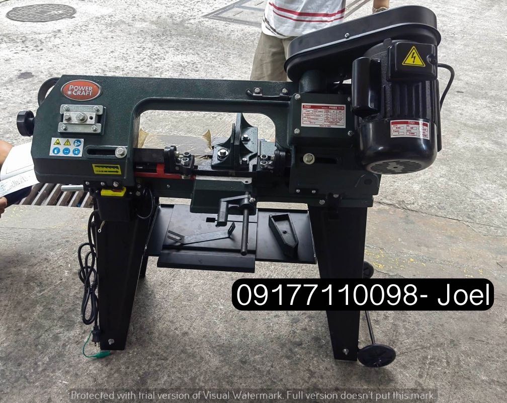 Powercraft Metal Bandsaw (Category: Construction Tools & Equipment) located in Manila. Submitted by joeyroque09 (Listing ID 1312342997, Image 3). Description: Powercraft Metal Bandsaw Code: PMBS 115 Price: 30,000/unit .