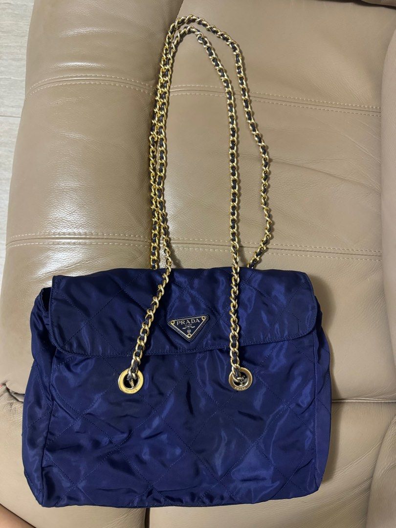 Prada chain shoulder bag vintage