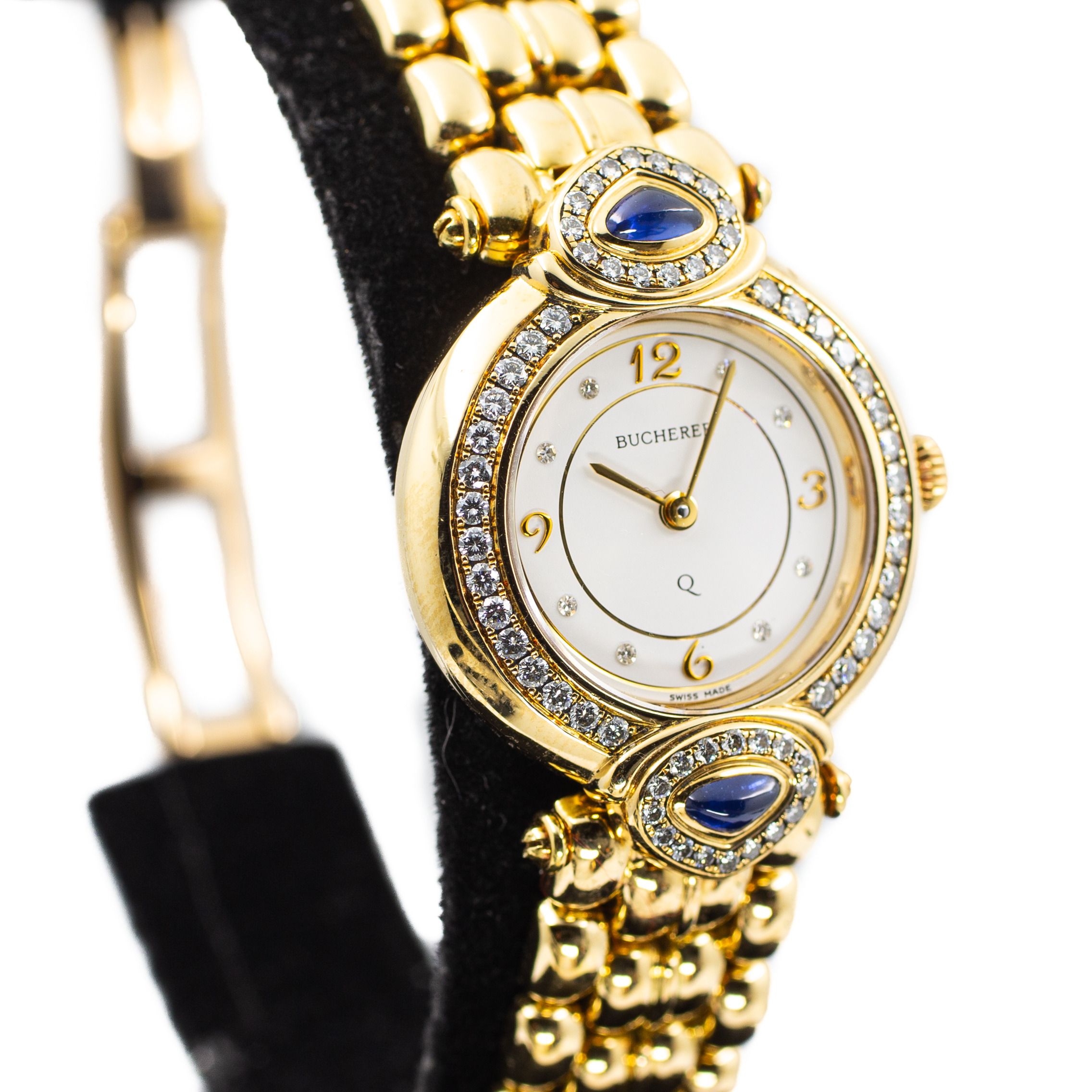 Preowned Bucherer Paradiso Ladies in Yellow Gold Diamonds