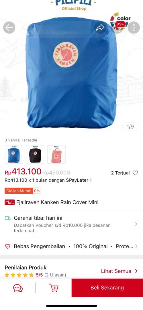 Rain Cover Fjallraven Kanken Mini! (((NEW)))