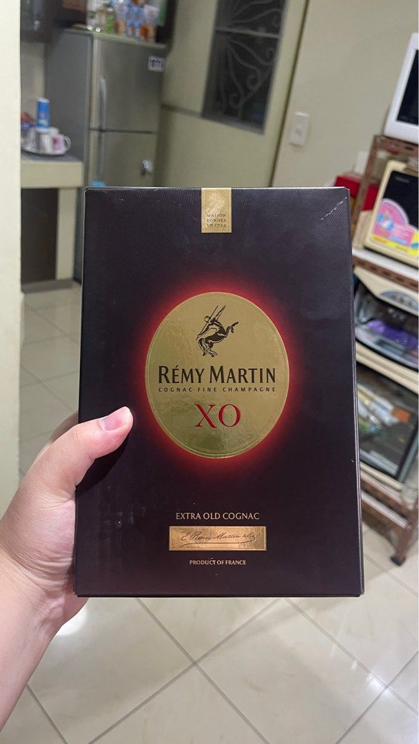 Remy Martin Cognac XO (Category: Other Food & Drinks) located in Manila. Submitted by hypedrip (Listing ID 1312431887, Image 1). Description: REMY MARTIN XO COGNAC 700ML BRAND NEW 12,000.