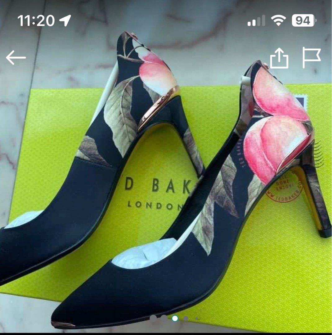 Ted Baker Kawaap 2 Stiletto Heel Court Shoes Black Multi Pumps Carousell