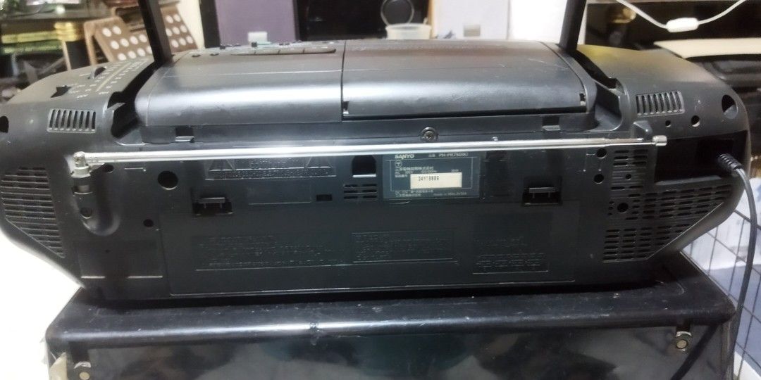 Sanyo PH-PR750 Primaire CD Radio (Category: Portable Music Players) located in Pasay City. Submitted by marineljapansurplus (Listing ID 1312318406, Image 3). Description: Sanyo Primaire CD Radio Model: PH-PR750 CD 💿: Working 👍 TUNER 📻: Working 👍 (complete all local FM/am station) malakas signal Cassette 📼: not playing worn out belt but u can play the Bluetooth receiver device. Instant Bluetooth speaker kna) Power 🔌: 100v 16W(need gamitan Ng