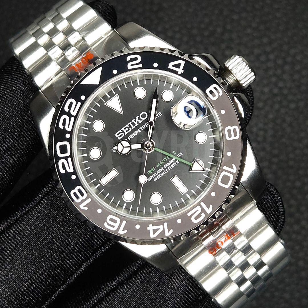 カスタムウォッチ MOD NH34 GMT 腕時計 自動巻 タイプR DIY時計製造