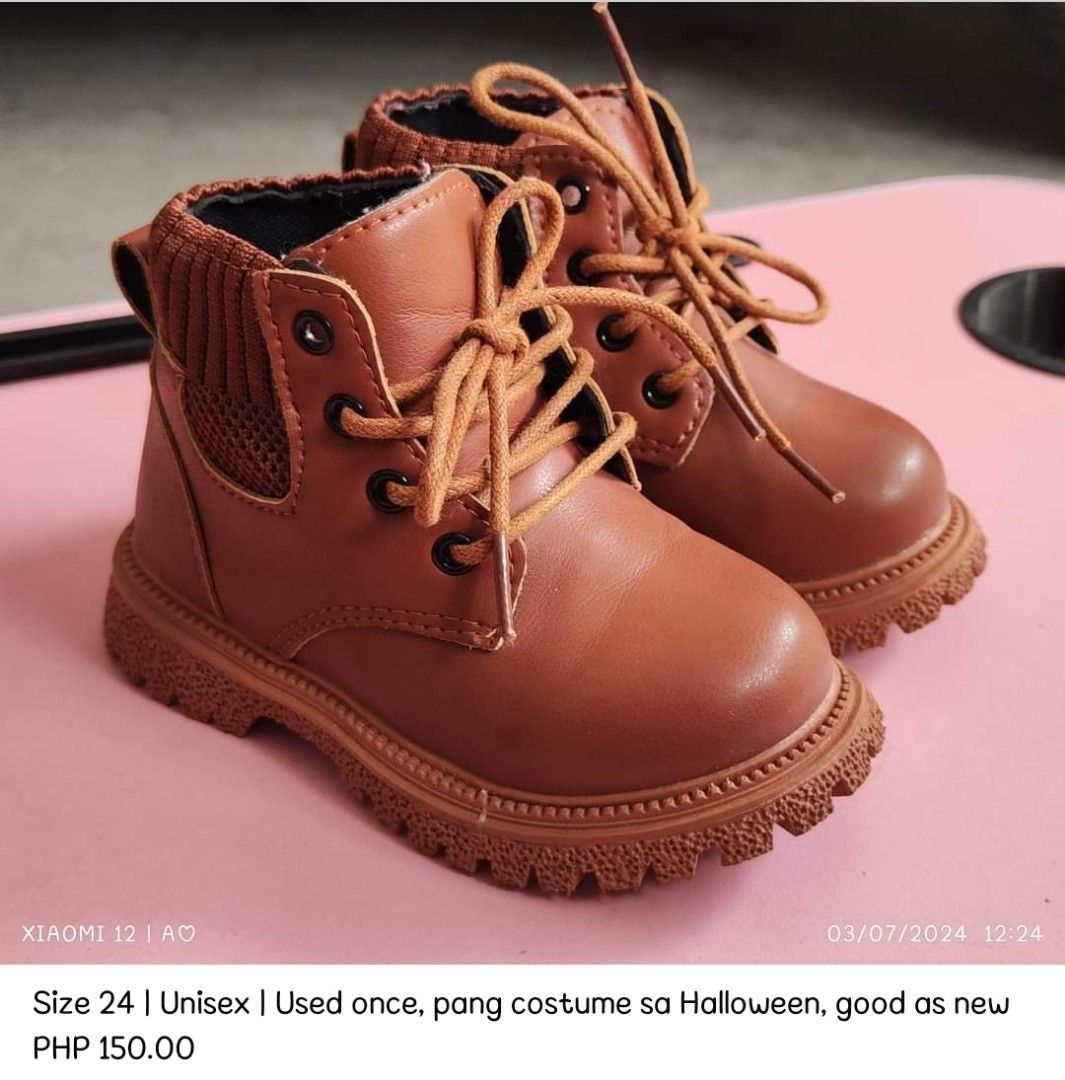 SHOES PANG KIDS (Category: Babies & Kids Fashion) located in Calamba. Submitted by atecson0329 (Listing ID 1312345681, Image 3). Description: See photos for item info. 📌Calamba City Laguna.