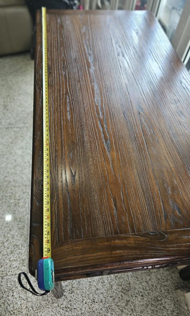 Solid wooden table (Category: Tables & Sets) located in Singapore. Submitted by ahquan86 (Listing ID 1312417002, Image 2). Description: self collect at Lorong Chuan.