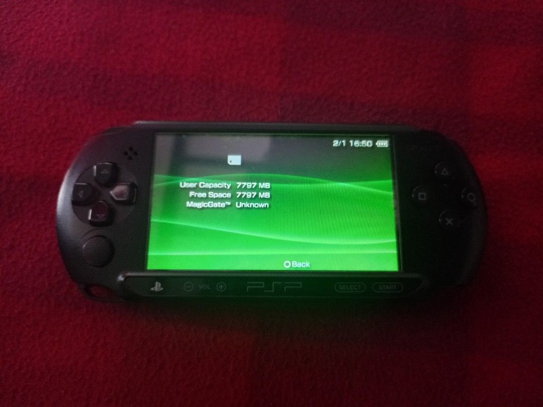 Sony PSP Street E-1000 with 8GB Package (Category: PlayStation) located in Manila. Submitted by simplicito (Listing ID 1312372865, Image 2). Description: Contact 09760572404 for faster transaction Features: Presentable 89% Overall Smoothness In Good Gaming Condition Latest 6.61 Pro-C2 Infinity CFW Installed Can Play Downloaded Games *Some Hairline Scratches on the screen due to wrong cleaning cloth but unnoticeable during game. Package include: P