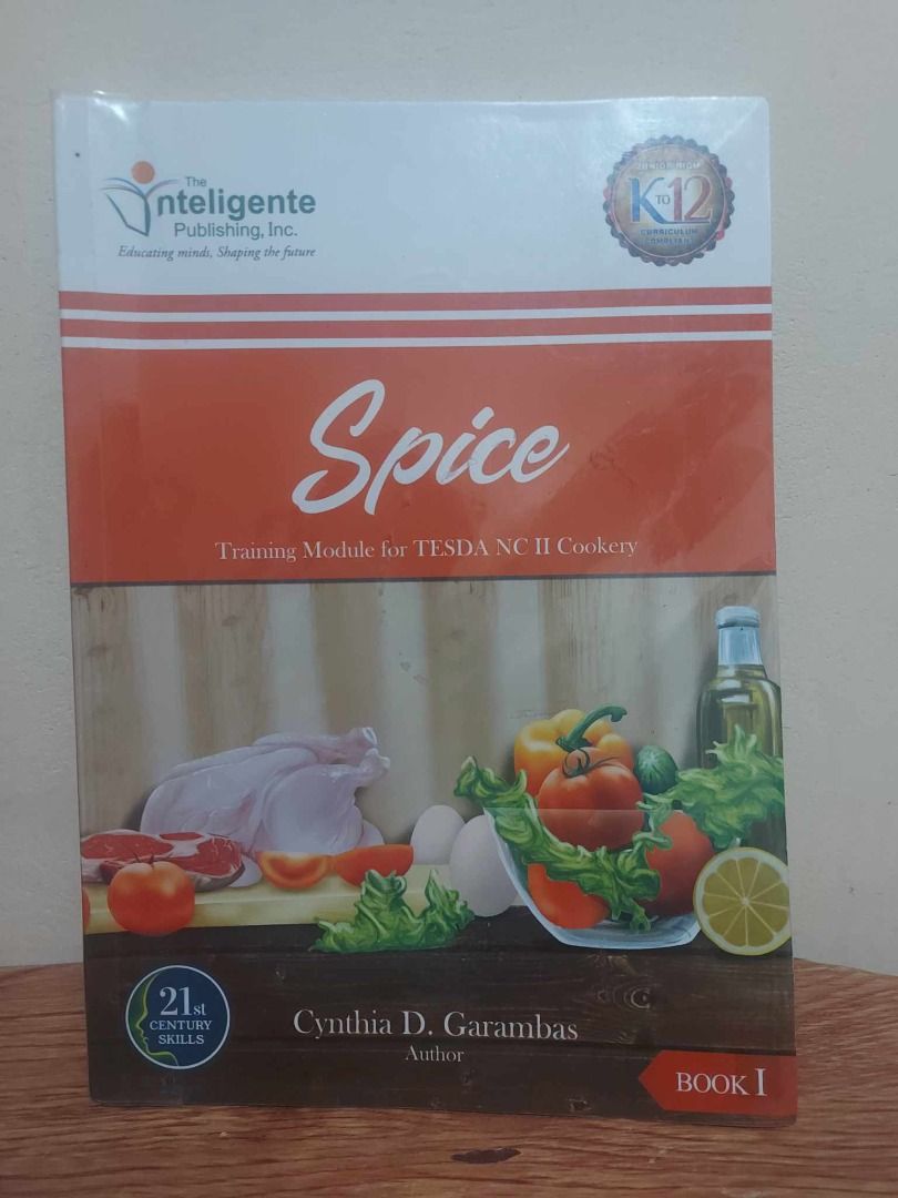 Spice Training Module for TESDA NC II Cookery Grade 9 (Category: Textbooks) located in Manila. Submitted by sweet_sophia (Listing ID 1312348215, Image 1). Description: Junior High School Books Used!!! Grade 9! 📣 Writings 0-3 pages 📣 No Missing Pages 📣 Highlighted words 3-5 pages 📣 No Damages 📣 Still Looks New 📣 Quality 8/10 📣 W/ Plastic Cover 👉 just message if interested. 🤗 📣 Strictly NO CANCELLATIONs once your orders are ship out. Than