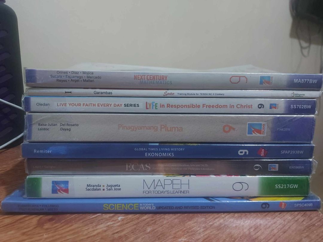 Spice Training Module for TESDA NC II Cookery Grade 9 (Category: Textbooks) located in Manila. Submitted by sweet_sophia (Listing ID 1312348215, Image 2). Description: Junior High School Books Used!!! Grade 9! 📣 Writings 0-3 pages 📣 No Missing Pages 📣 Highlighted words 3-5 pages 📣 No Damages 📣 Still Looks New 📣 Quality 8/10 📣 W/ Plastic Cover 👉 just message if interested. 🤗 📣 Strictly NO CANCELLATIONs once your orders are ship out. Than