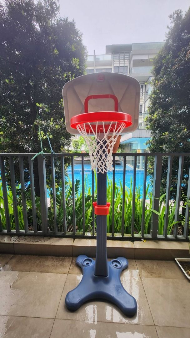 With Box Step 2 Shootin Hoops Junior Basketball Set Well used Hobbies Toys Toys Games on Carousell