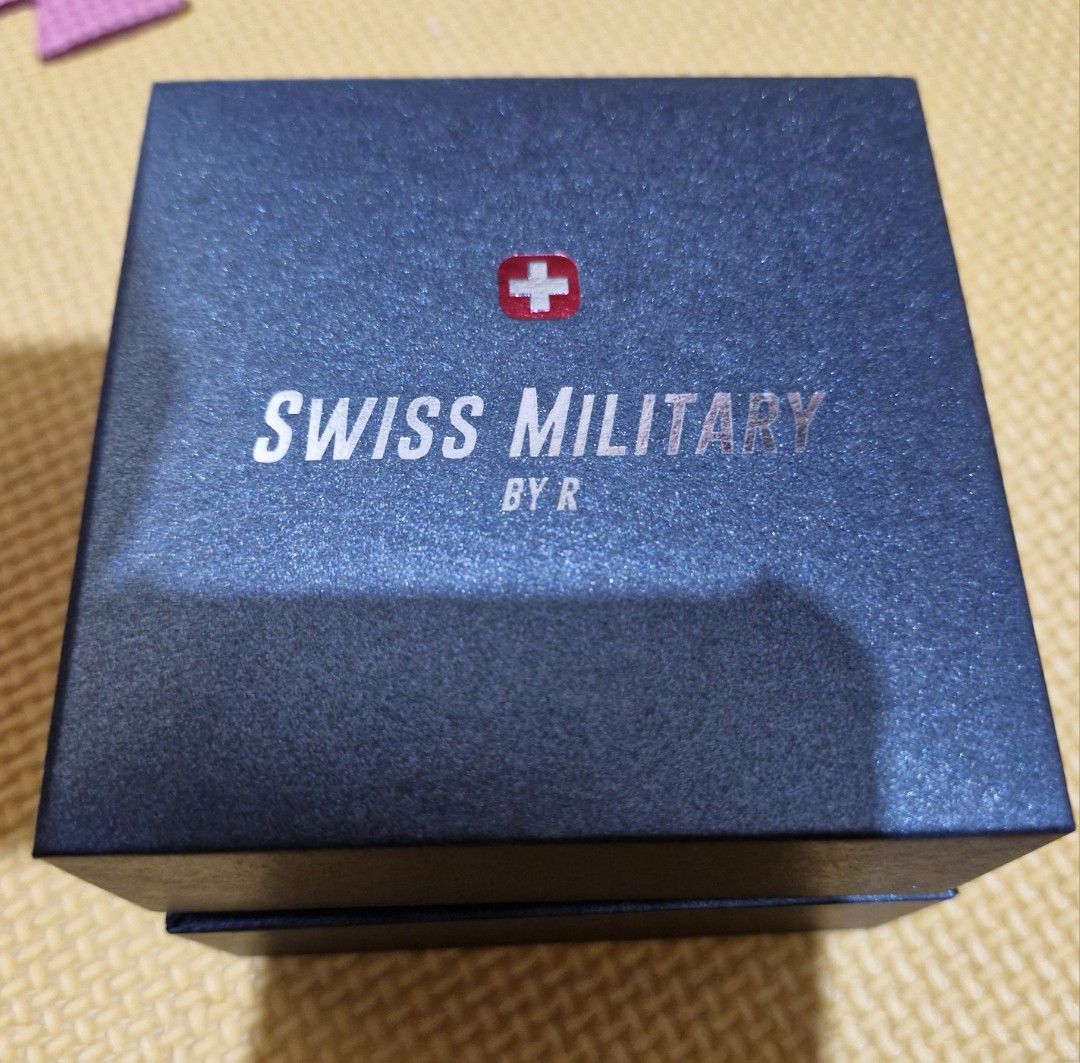 Swiss Military Watch (Category: Men's Watches) located in Caloocan City. Submitted by lemonpotpot (Listing ID 1312393547, Image 1). Description: BN Swiss Military watch Complete with box and warranty card (warranty expired) Needs🔋battery Note: No warranty, no refund once sold.