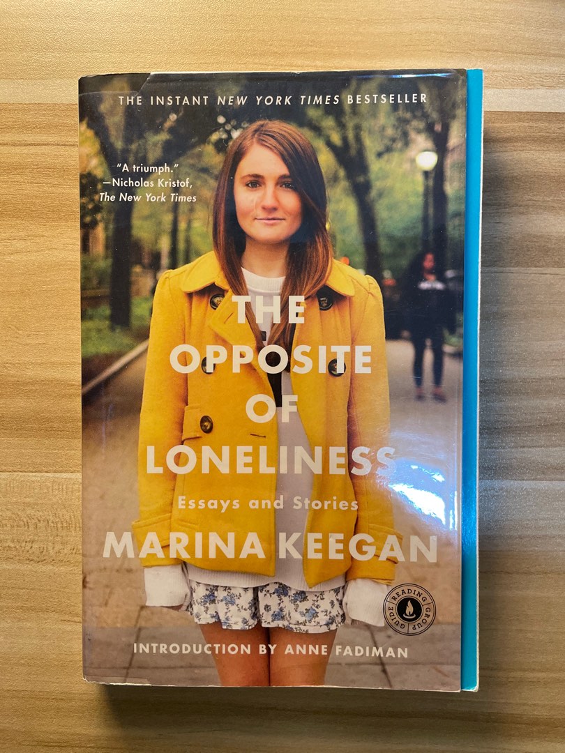 The Opposite of Loneliness by Marina Keegan, Hobbies & Toys, Books ...
