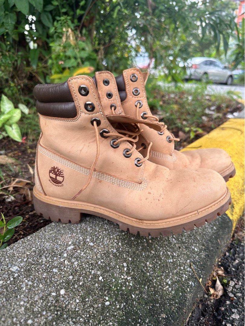 Timberland High Cut Boots Waterproof Men s Fashion Footwear Boots on Carousell