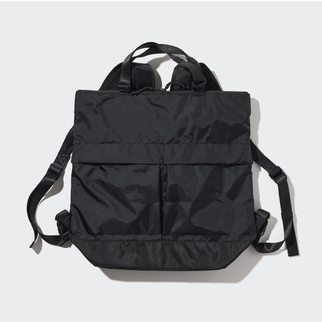 Uniqlo black backpack 2025