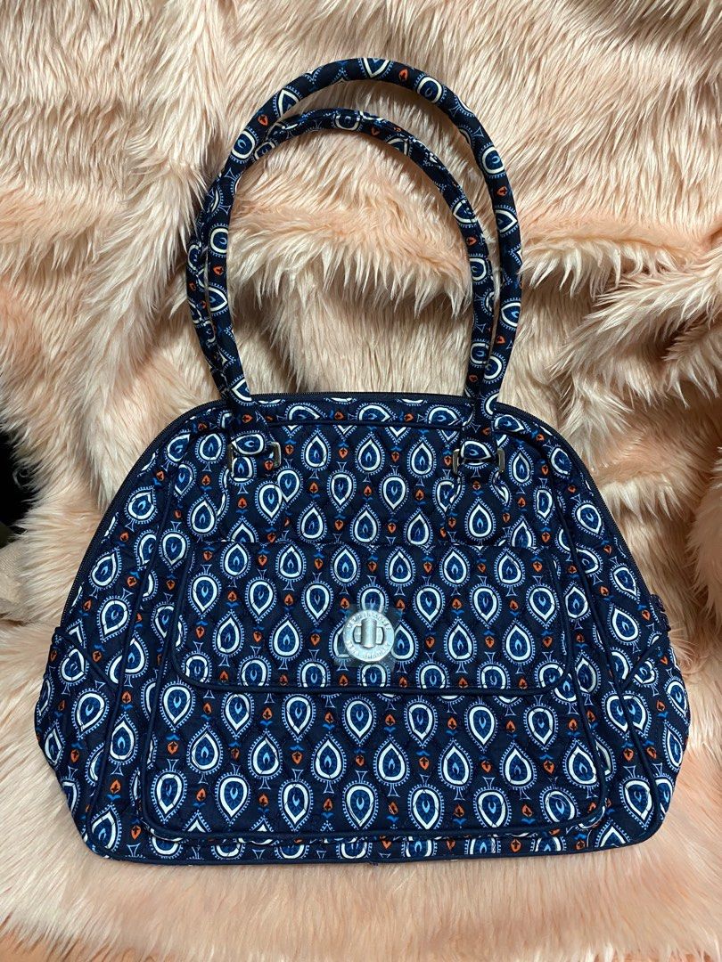 Vera bradley turnlock satchel sale