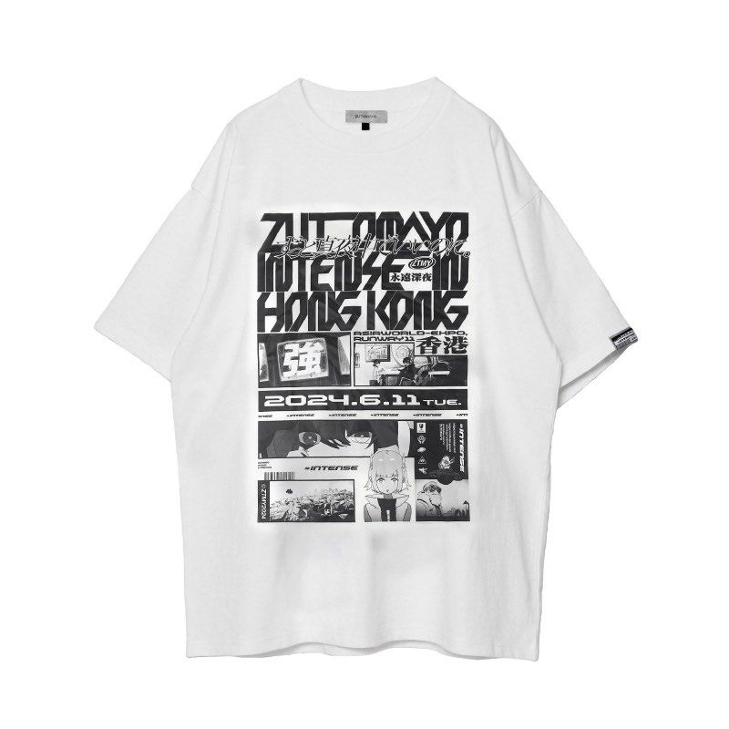 ZUTOMAYO INTENSE 香港Tee XXL size, 男裝, 上身及套裝, T-shirt、恤衫