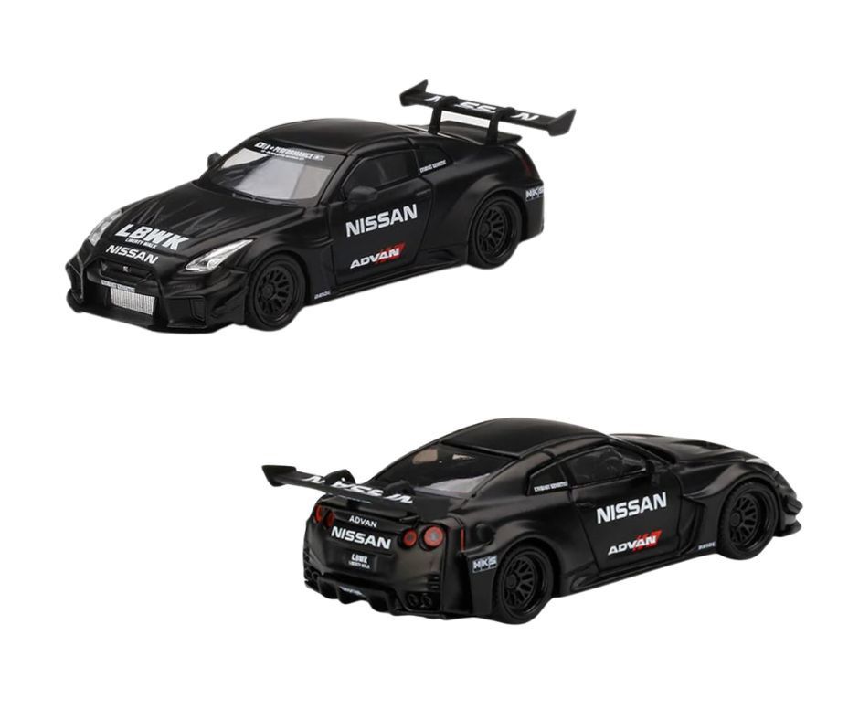 MINIGT LBWK 日産 GTR ADVAN MINI GT #74 LB☆WORKS Nissan GT-R (R35) ADVAN JAPAN