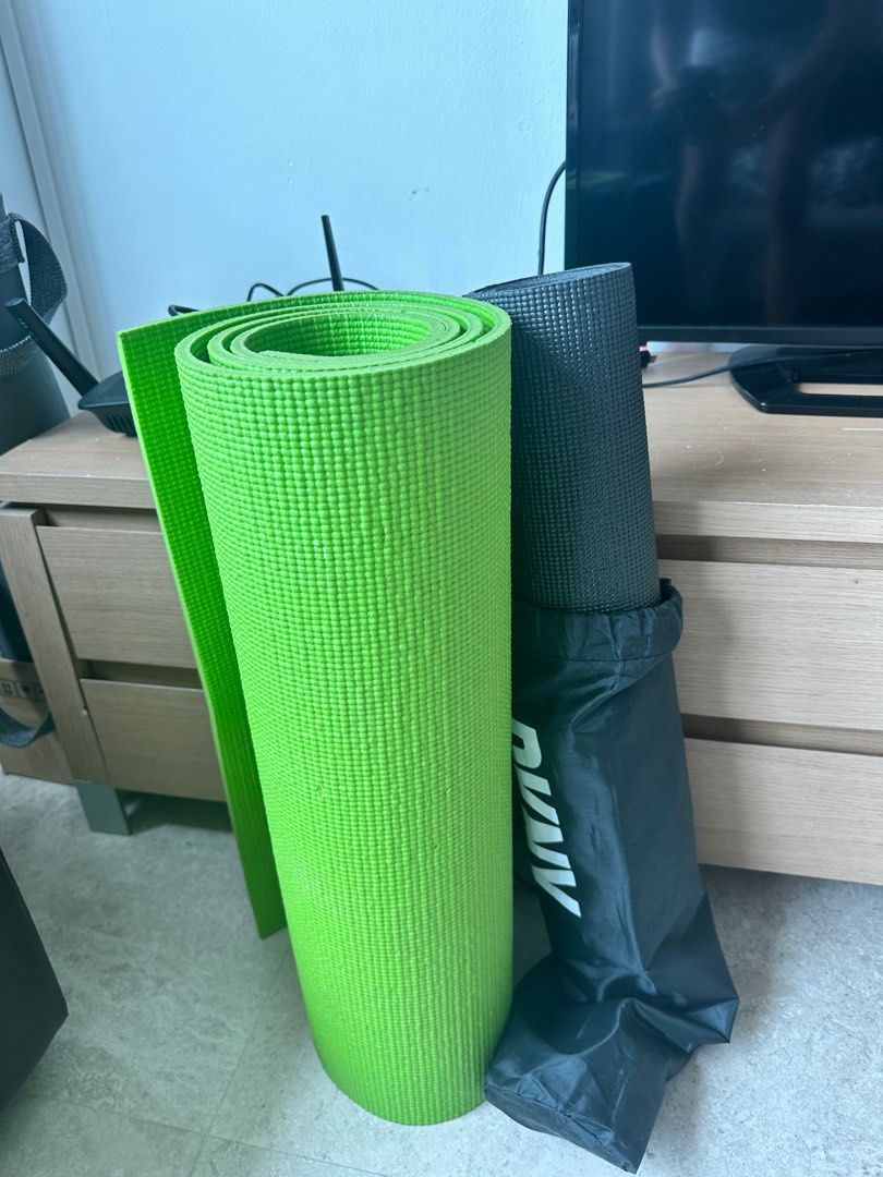 2 Yoga mats for 5 INCLUDING DKNY MAT Sports Equipment Exercise Fitness Exercise Mats on Carousell