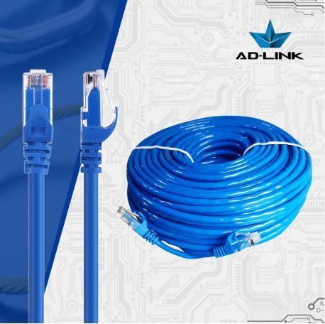 30M AD-LINK UTP CAT6 Gigabit Ethernet Patch LAN network Cable (Category: Cables & Adaptors) located in Pasig City. Submitted by victorioustech (Listing ID 1312491773, Image 1). Description: 30M AD-LINK UTP CAT6 Gigabit Ethernet Patch LAN network Cable High-precision, Cat 6, ANSI/TIA-568-C.2 compliant, ETL Verified, Ethernet LAN patch cable, pre-terminated with RJ45 connectors and available in a wide variety of colors for proper color coding Premi