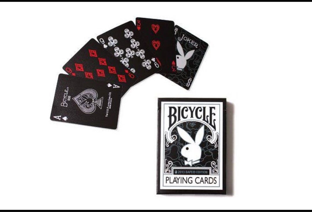 超稀有) Bicycle BAPE ,PlayBoy Playing cards, 興趣及遊戲, 玩具