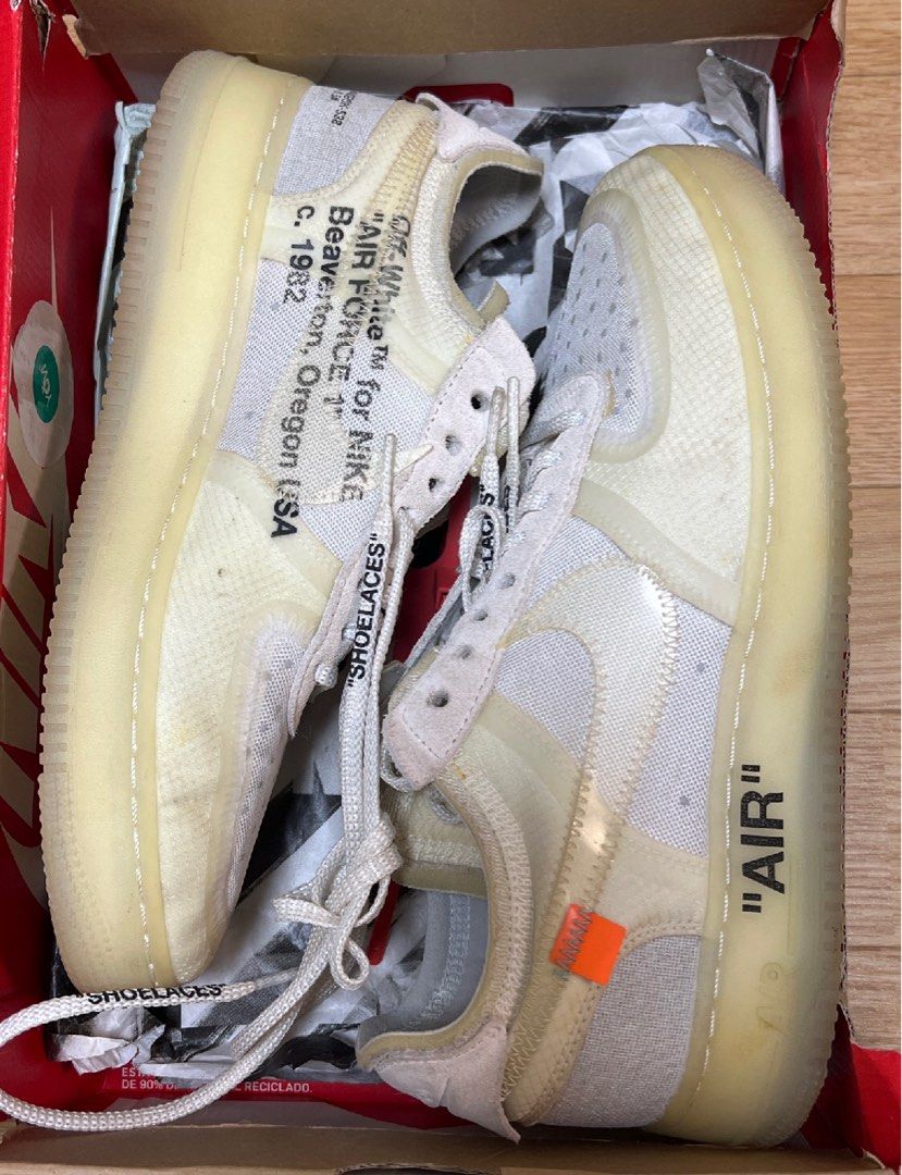off white af1 used