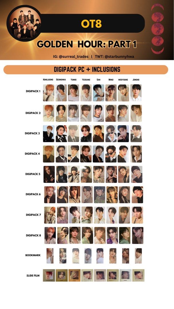 ATEEZ GOLDEN HOUR TARGET HELLO82 WALMART BN HMV EUROPE AM SW MS WM