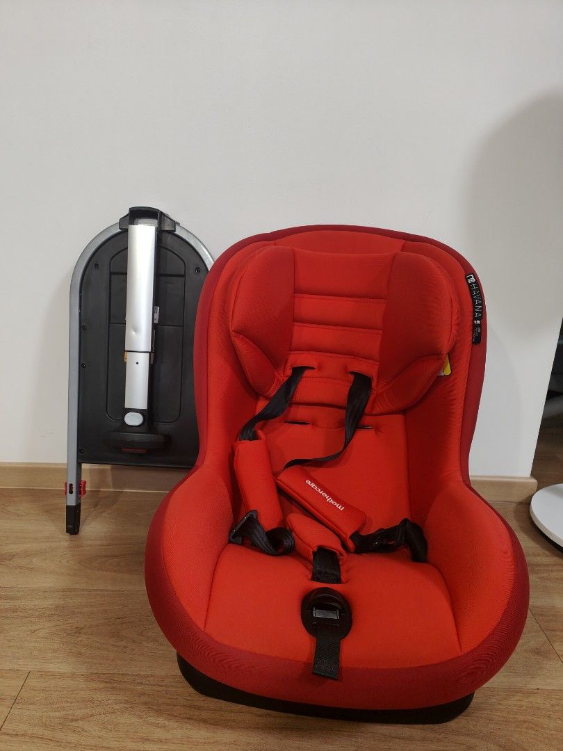 Baby Car Seat MOTHERCARE HAVANA ISOFIX COMBINATION CAR SEAT Red Babies Kids Going Out Car Seats on Carousell