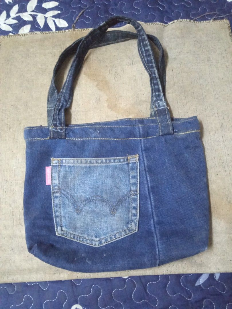 Beg sandang jeans on sale