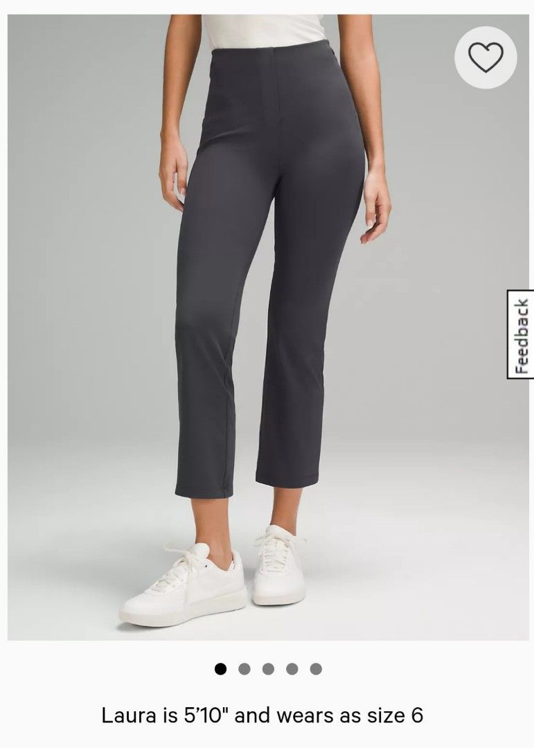 BNWT Lululemon Smooth Fit Pull on Cropped Pants Luxtreme Size 2 Women s Fashion Activewear on Carousell