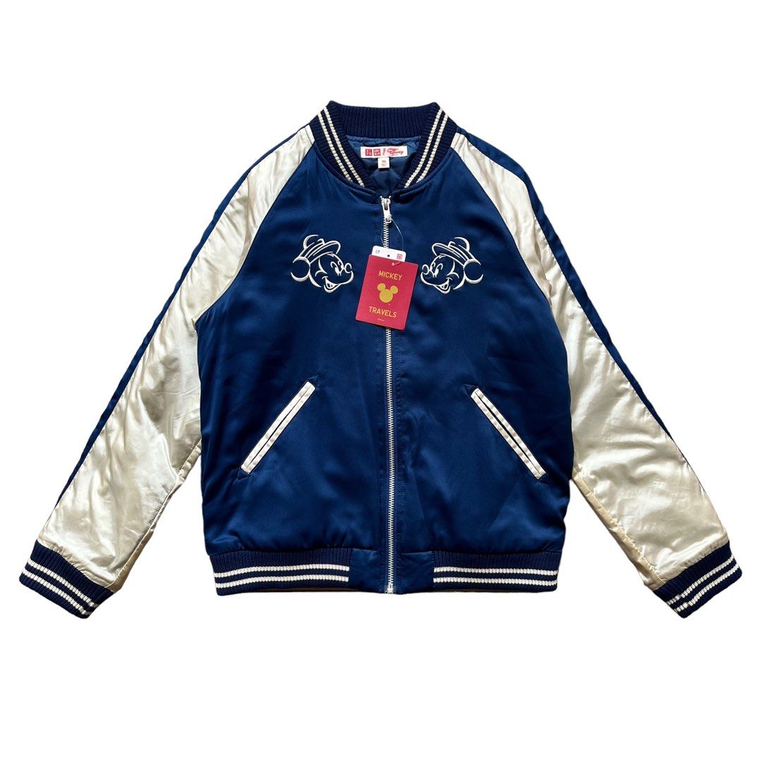 ジャケット・アウター Disney Mickey Reversible Vintage Sukajan Disney Mickey Reversible Vintage Sukajan BNWT) UNIQLO X DISNEY