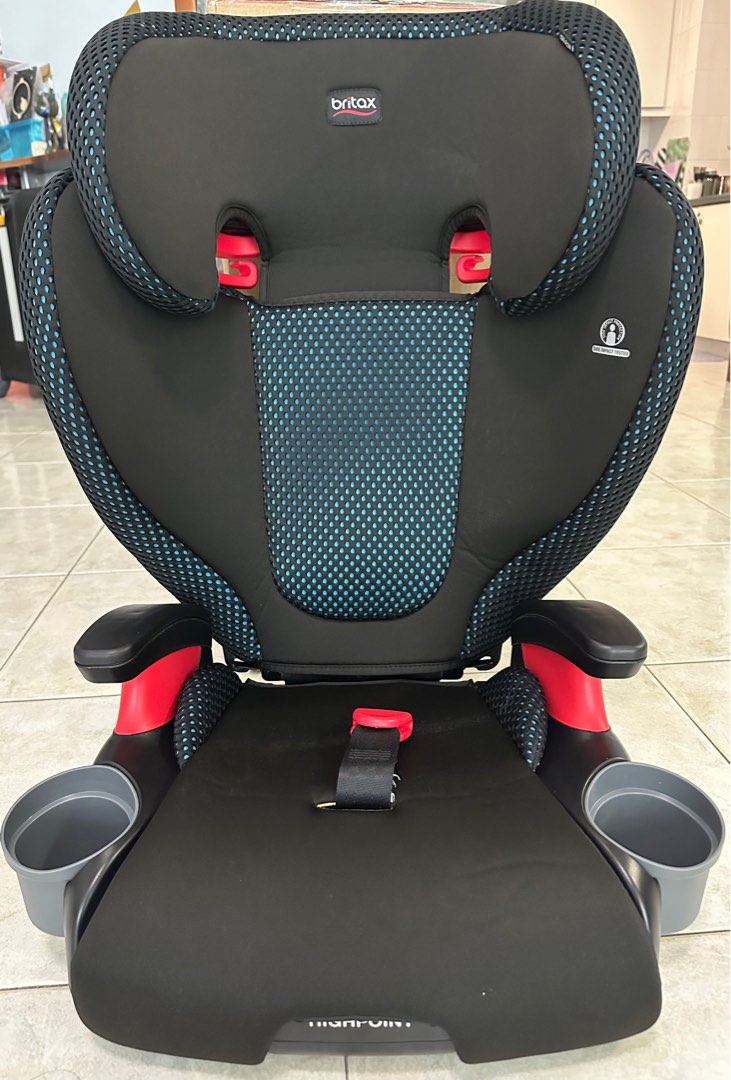 BRITAX Highpoint Backless Coolflow Teal Car Seat Booster Age 4 above Weight 18 54Kg Height up till 160cm Babies Kids Going Out Car Seats on Carousell