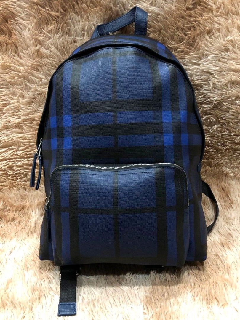 Blue burberry backpack online
