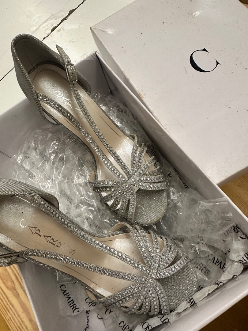 Caparros silver heels online