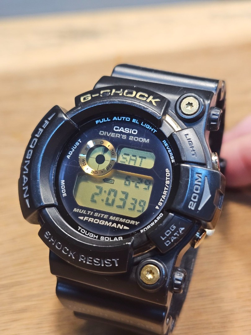 CASIO GSHOCK DIVER S 200M FROGMAN MULTI SITE MEMORY Luxury Watches on Carousell