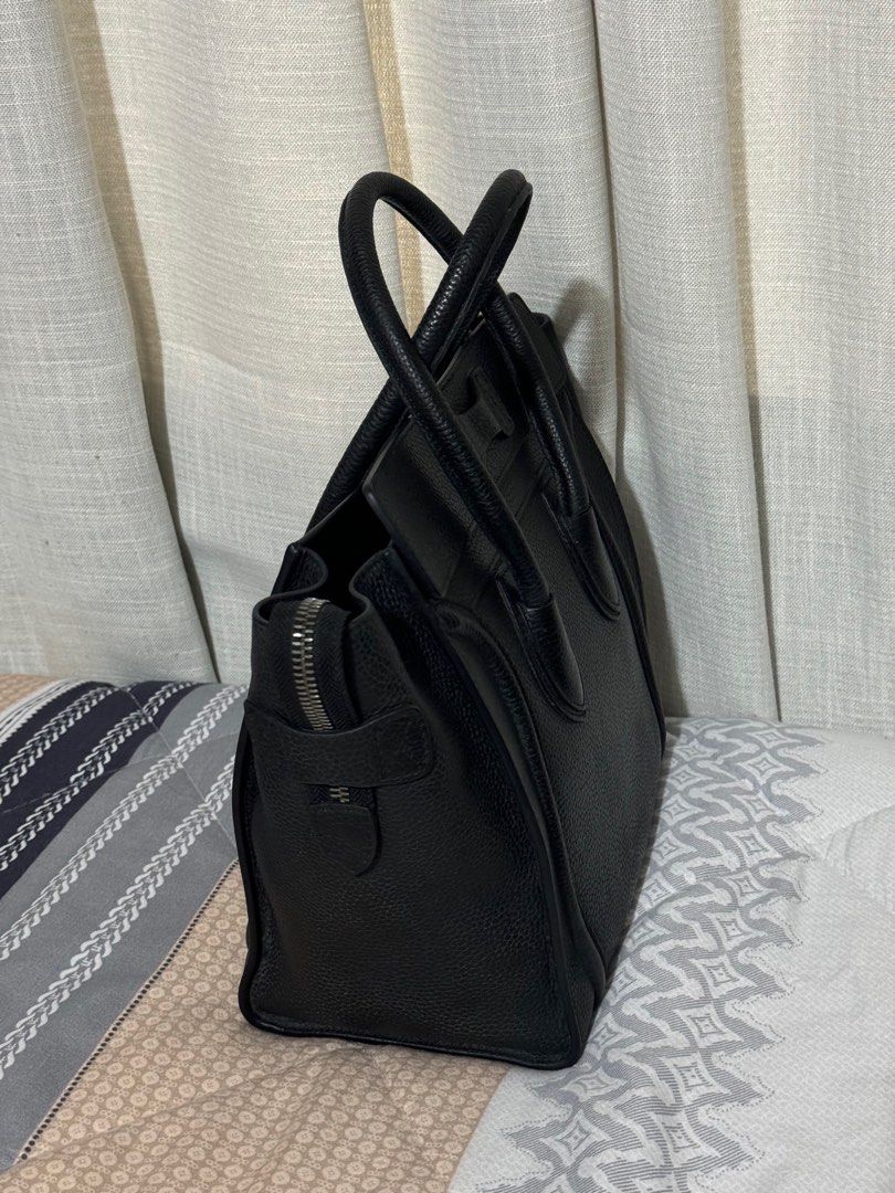 Celine Micro Luggage (Category: Luxury Bags & Wallets) located in Makati City. Submitted by annaleelim (Listing ID 1312496609, Image 3). Description: For Sale 100% Authentic Black Celine Micro Luggage Excellent Condition No Flaws Comes With Dustbag and Care Cards Asking 63K NO LOWBALLERS!!!!!! PASS SA BARAT!!!!!.