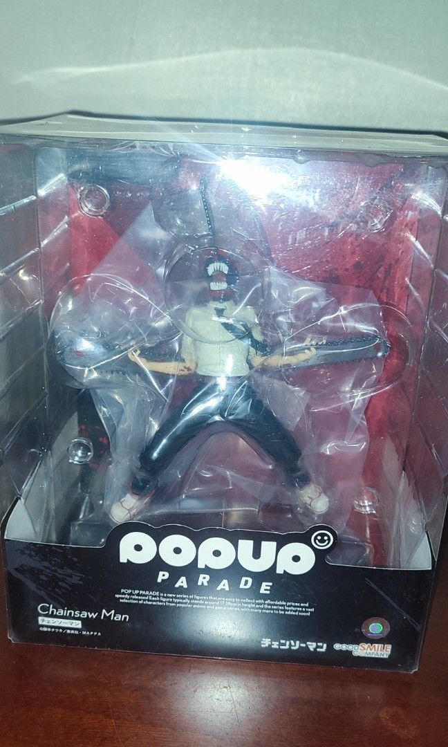 Chainsaw Man (Category: Figurines & Statues) located in Manila. Submitted by extraricecollectibles (Listing ID 1312501787, Image 1). Description: Chainsaw Man Pop Up Parade MISB.