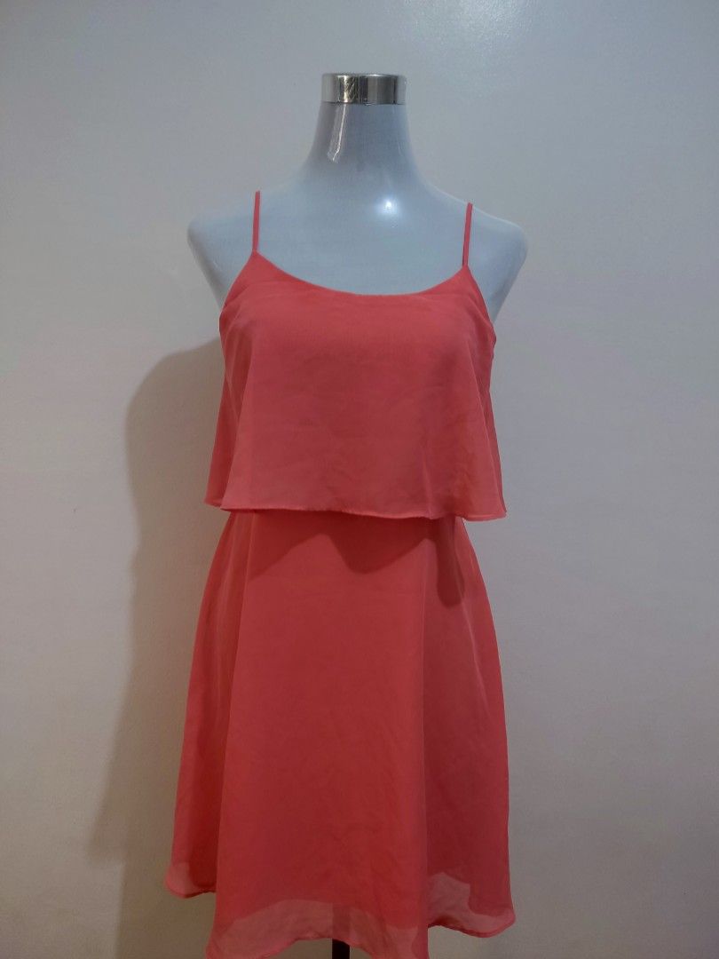 Pink chiffon dress forever 21 shop