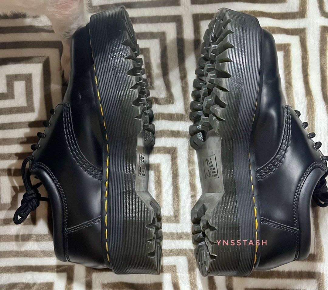 Dr Martens 8053 Quad | UK 6 (Category: Loafers) located in San Pedro. Submitted by ynsstash (Listing ID 1312623676, Image 2). Description: Dr Martens 8053 Quad Platform with padded collar >Original/Authentic >Preloved and rarely used item >Fix Price: PHP 7000 >Size: UK 6/EU 39/USW 8/USM 7 >RFS: Too big >With original box >Dog is NOT included. NOTES: -For decided buyers. -Product is in superb condition. -Additional picture requests will not be acc