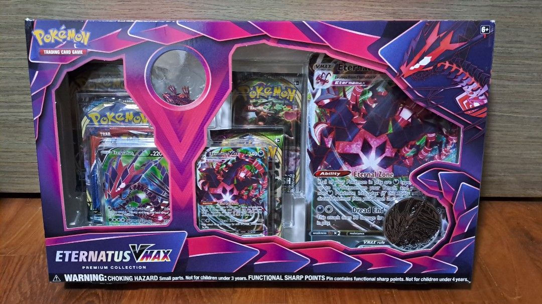 Eternatus Vmax Premium Collection Pokemon Pokmon Cards, Hobbies & Toys,  Toys & Games on Carousell