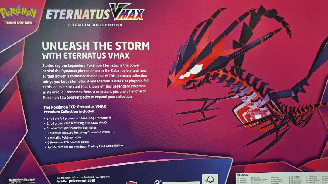 Eternatus Vmax Premium Collection Pokemon Pokmon Cards, Hobbies & Toys,  Toys & Games on Carousell