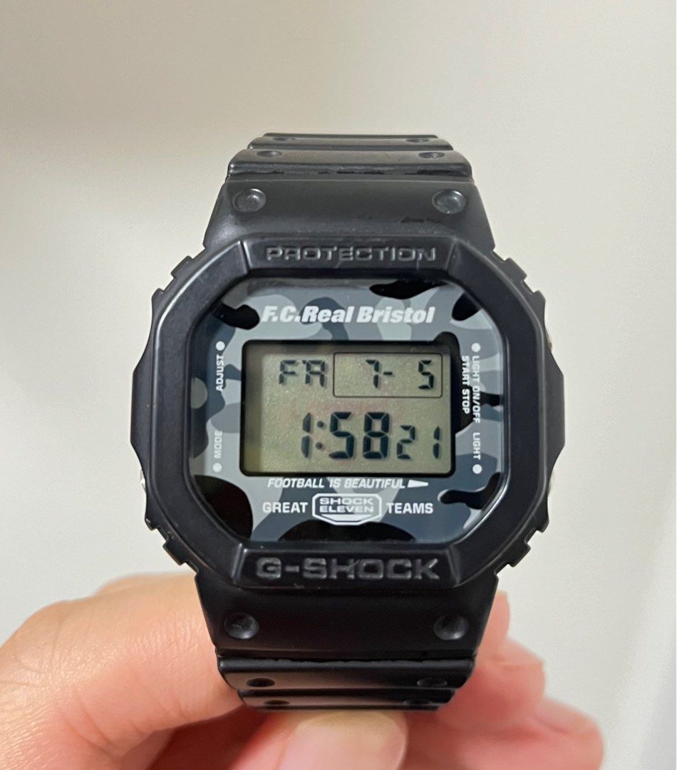 G-SHOCK F.C.Real Bristol 腕時計 F.C.Real Bristol CASIO G-SHOCK DW-5600VT（FCRB Casio G shock