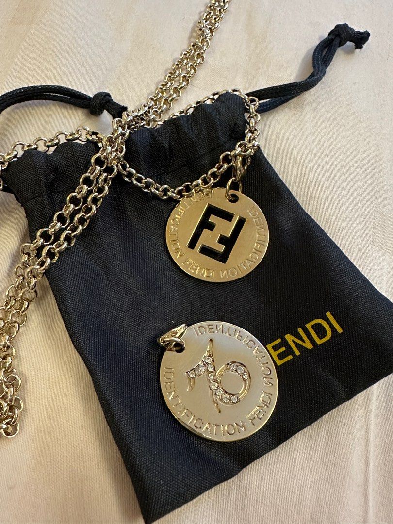 Fendi id necklace shop