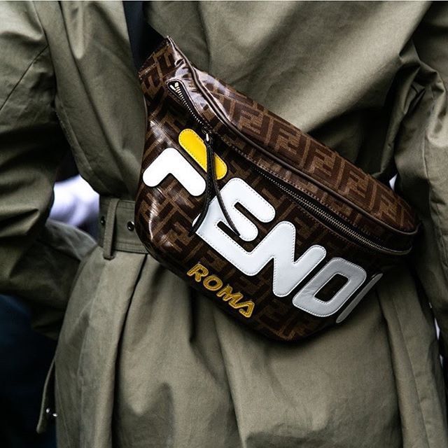 Fendi x fila fanny pack online