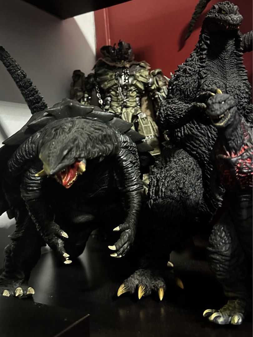 Godzilla (Category: Toy Figures) located in Singapore. Submitted by greyghost.tattooer (Listing ID 1312480893, Image 7). Description: Set deal of 7 4500 4x Xplus fig 3500 PM/DM to deal .