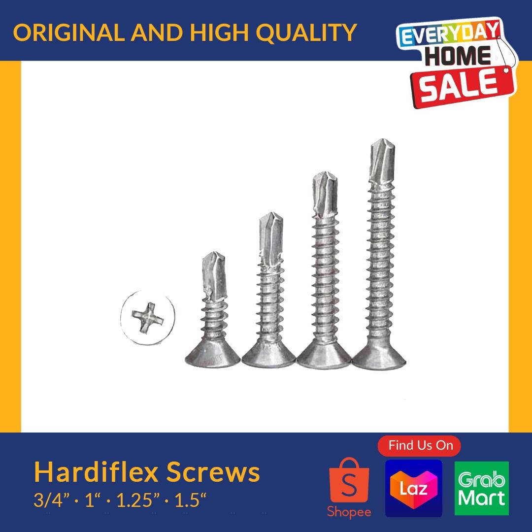 Hardiflex Screws (Sold per Pack), Commercial & Industrial, Construction ...