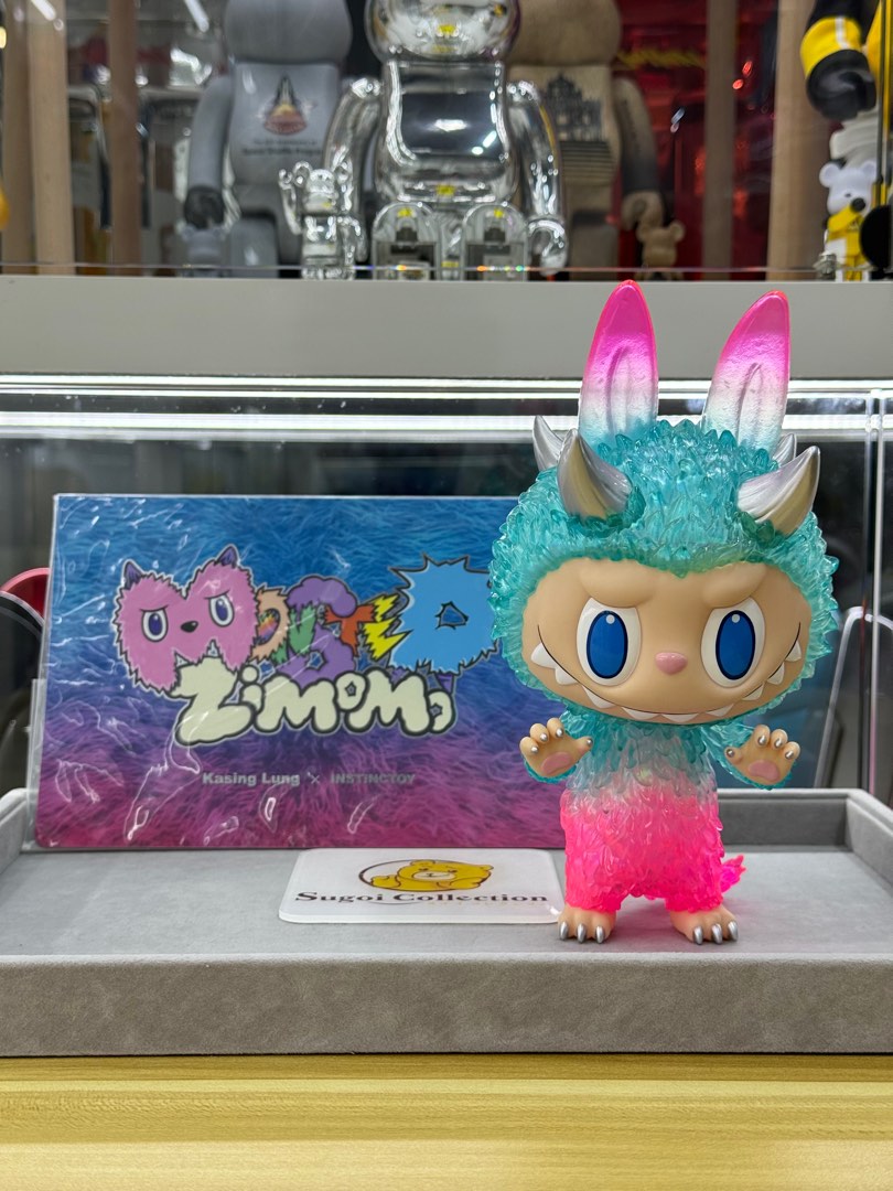 Sugoi Sourcing Service] Instinctoy x Kasing Lung Monster Zimomo (Set of 3)  (1) 1st gen “Fantasia” Glow-In-Dark (2) 2nd gen “Astro” (Limited to 300pcs)  （3） 3rd gen “Prisma” Glow-In-Dark (Limited to 150pcs