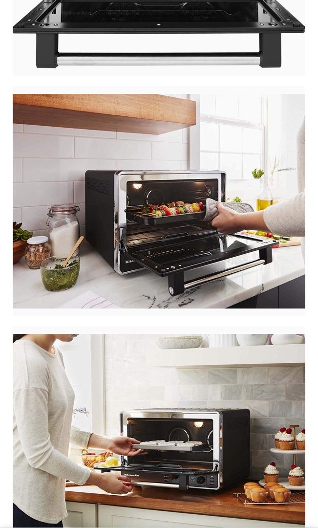 KitchenAid KCO255BM Dual Convection Countertop Toaster Oven TV Home Appliances Kitchen Appliances Ovens Toasters on Carousell